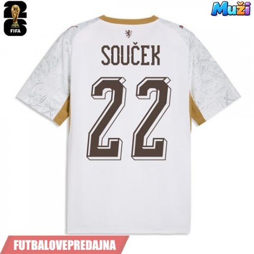 Lacne Muži Futbalové dres Česká republika Tomas Soucek #22 MS 2026 Krátky Rukáv - Preč